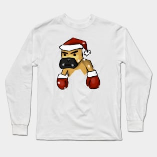 Cute Boxer Drawing Long Sleeve T-Shirt